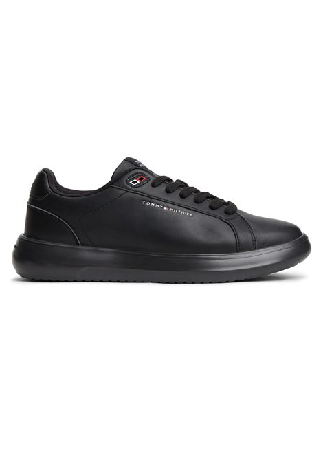 Tommy Hilfiger Chunky Leather Sneakers Black Men TOMMY HILFIGER | Sneakers | FM0FM06000-0GJ